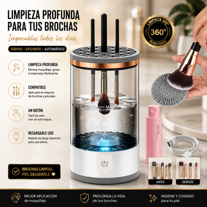 Limpiador Automático de Brochas 360°