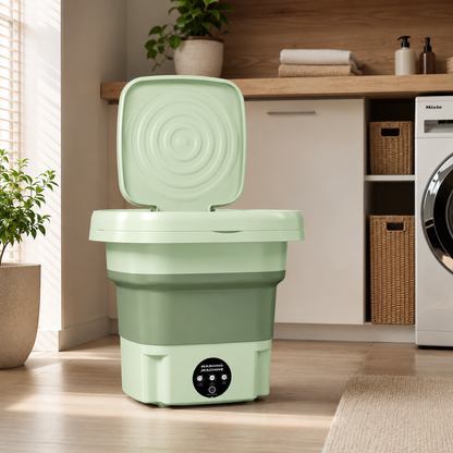MiniWash Pro™ | Lavadora Plegable 8L